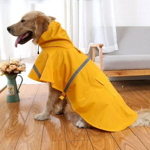 Large Yellow Raincoats for Dog